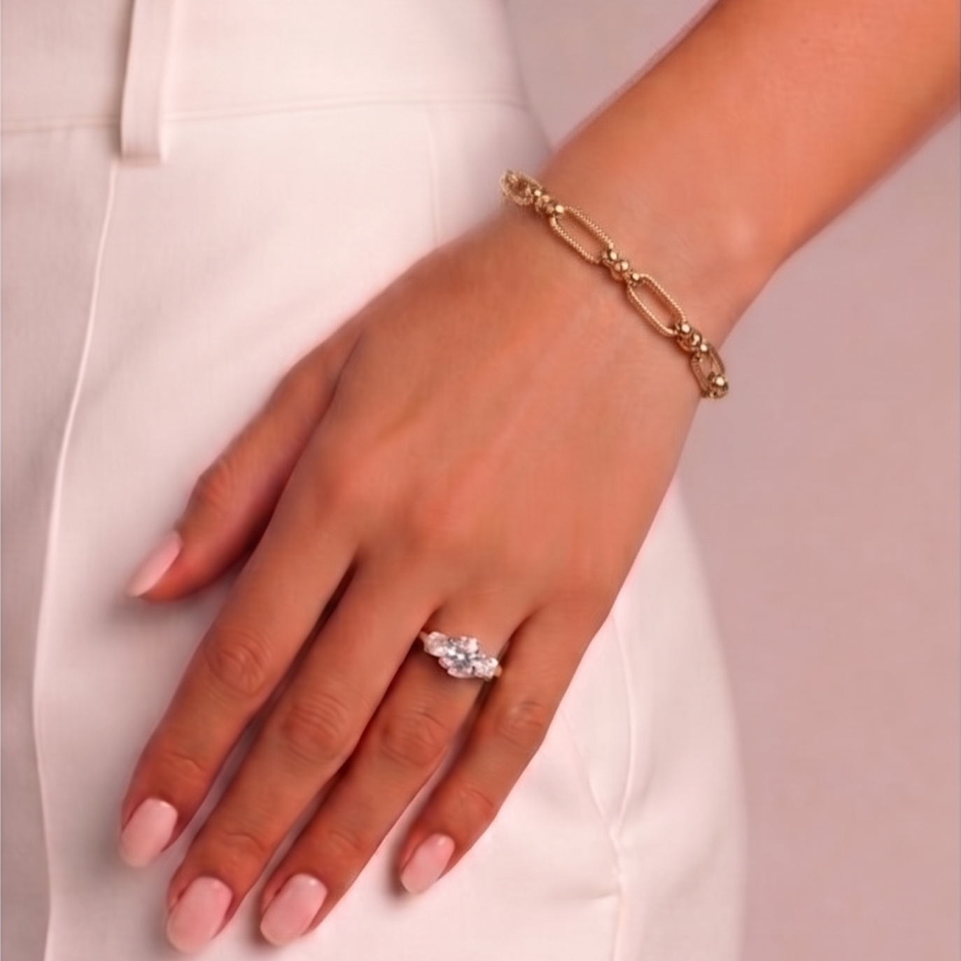 Paperclip Chain Bracelet