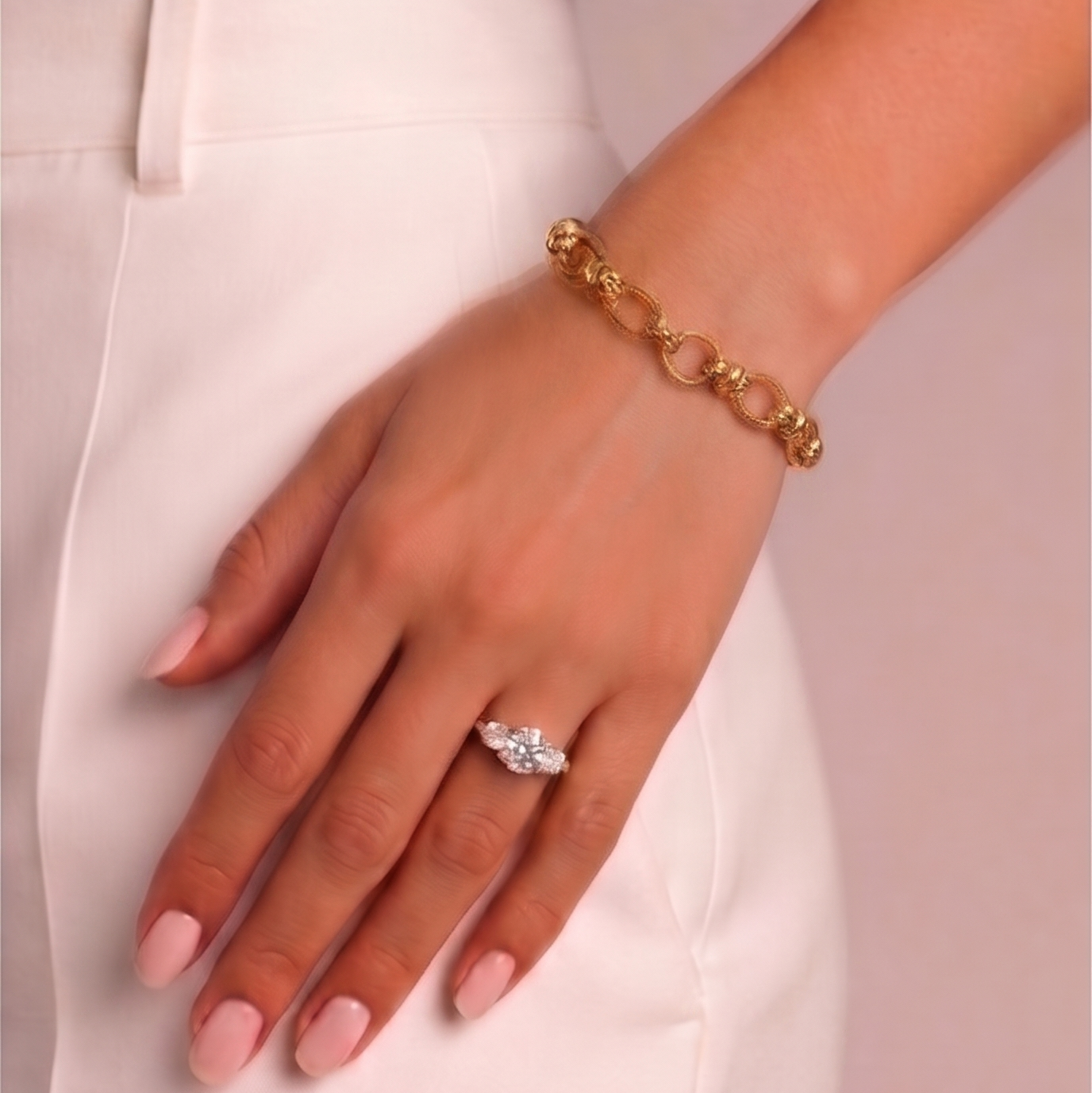Cardinal Chain Bracelet