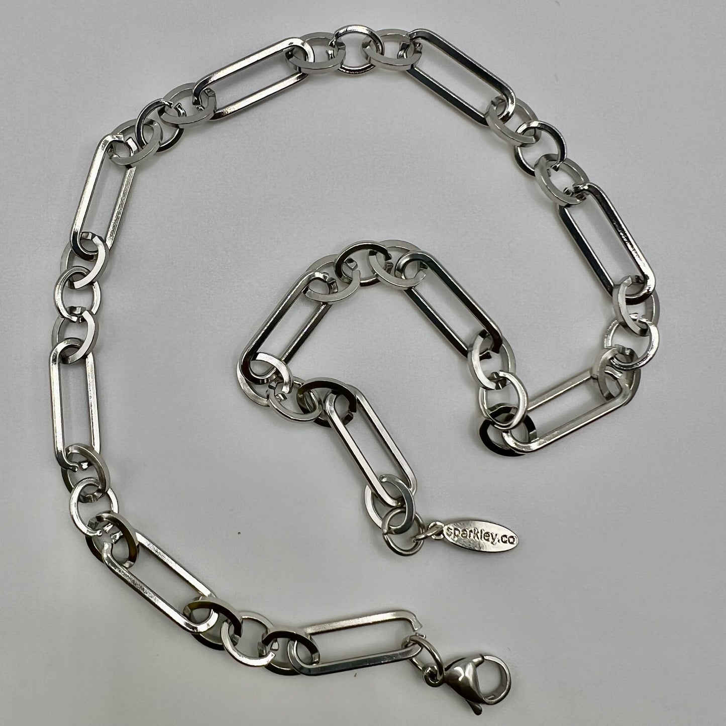 Paperclip, flatlink, Matching Complimentary Chain