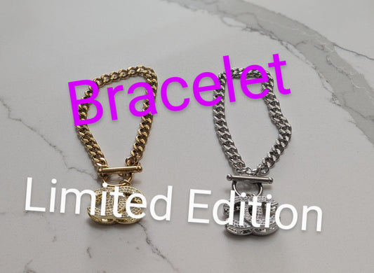 Gold/Silver pendant bracelet Limited Edition