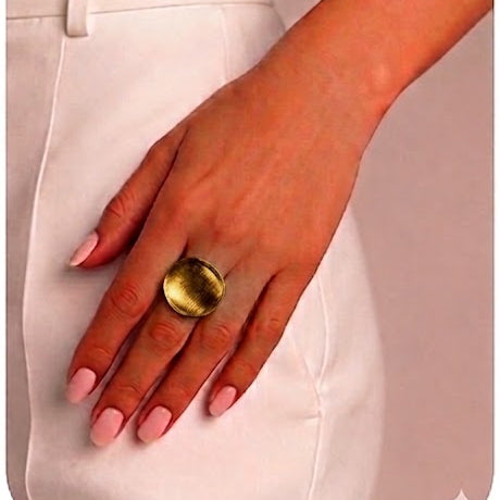Gorgeous Lily Pad ring (Golden)
