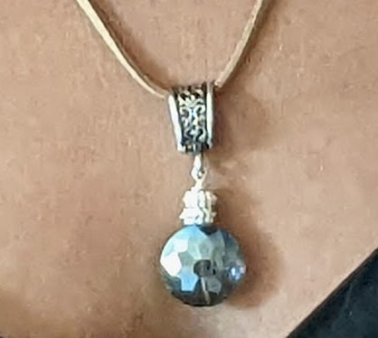 Ocean Blue Crystal Aqua Necklace