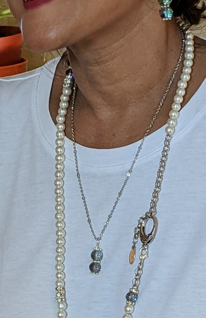Aqua Crystal Pendant
