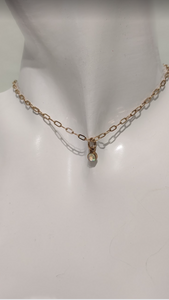 Dainty sparkle pendant (gold plated)